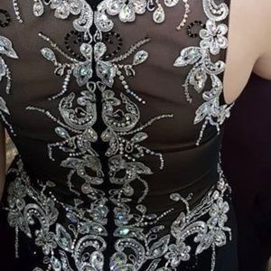 Formal dress, black,